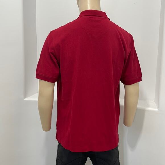 Bass Men’s Polo T- Shirt Short Sleeve Red  Size M NWT - Picture 2 of 8